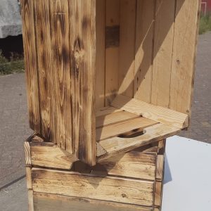Opbergbox / opbergkist van pallethout