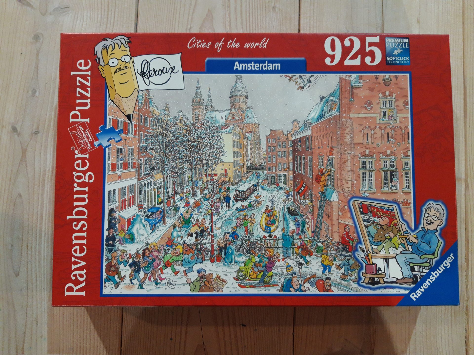 Uittreksel Is credit Ravensburger puzzel – Cities of the world – Amsterdam 925 stukjes –  Snuffelmug