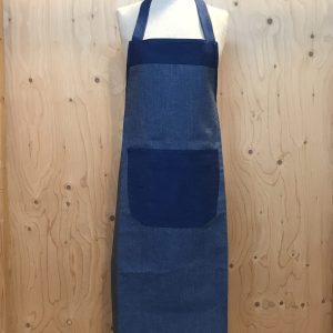 Denim donkere zak Schort