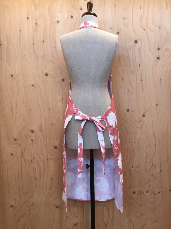 Rood wit bloemen Schort - Afbeelding 2