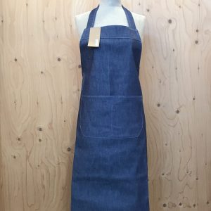 Denim effen Schort