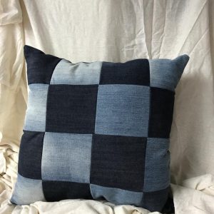 Kussen Denim vlakken