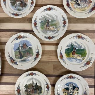 Sarreguemines Faïenceries Obernai servies; set3 7 borden