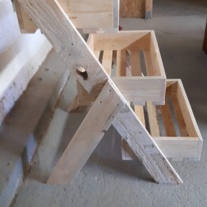 Houten planten etagère handgemaakt