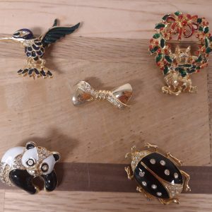 Zeer mooie broches - 5 stuks
