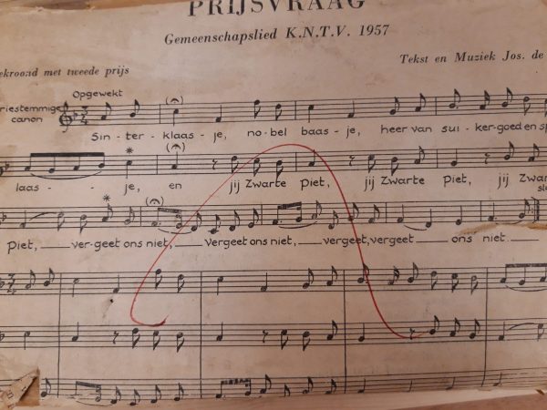 Vintage aandrukplaat Sinterklaasliedje - 1957 - Afbeelding 6