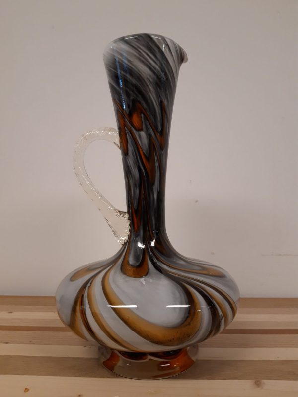 Vintage glazen vaas - Afbeelding 2