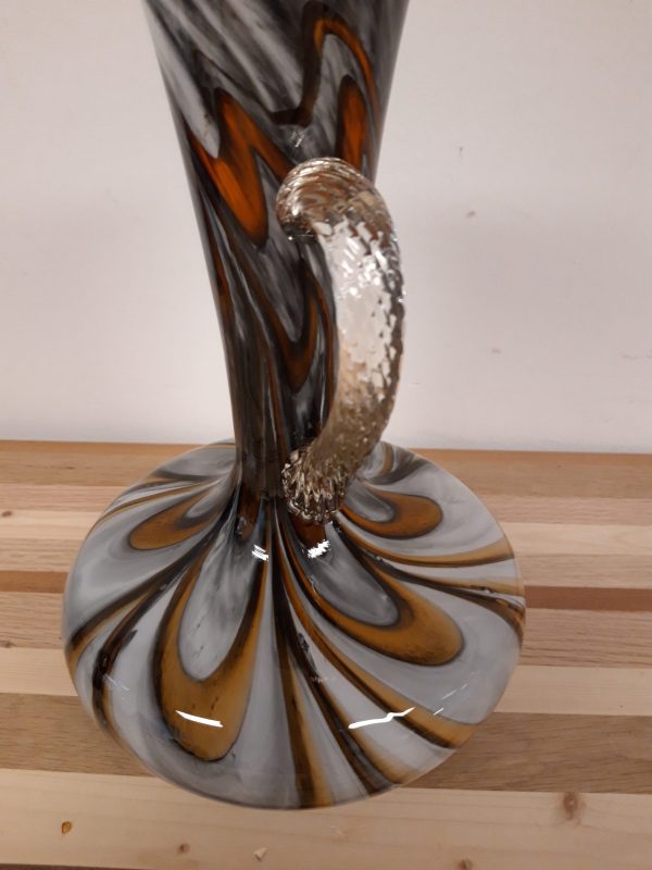 Vintage glazen vaas - Afbeelding 6