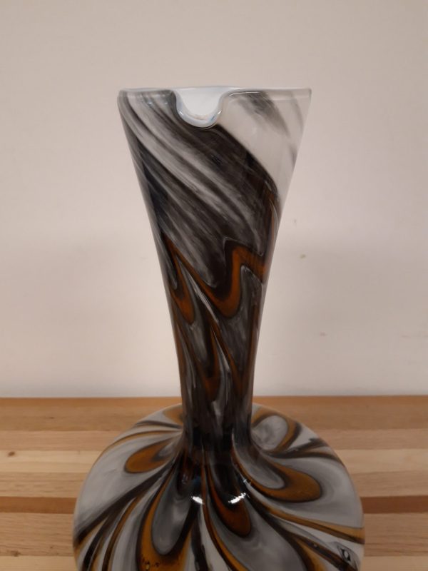 Vintage glazen vaas - Afbeelding 10