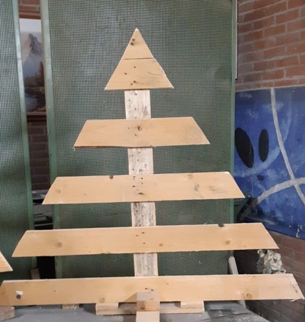 Kerstboompje blank of Kerstboompje Groen & Sterren (middel) - Afbeelding 3