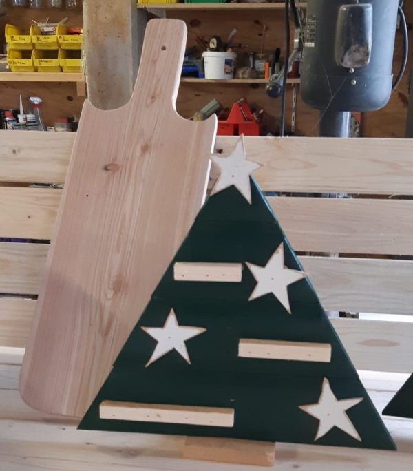 Kerstboompje blank of Kerstboompje Groen & Sterren (middel) - Afbeelding 6