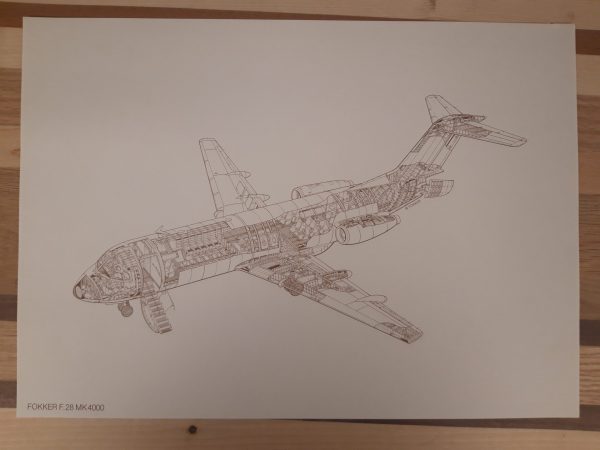 Vintage Fokker Cutaway Portfolio (20 prints) - Afbeelding 17