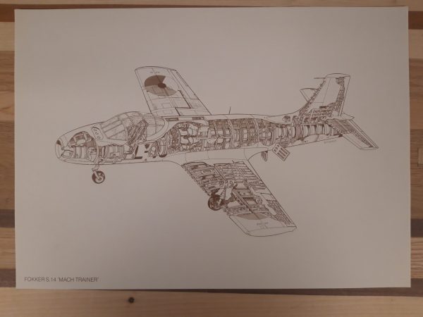 Vintage Fokker Cutaway Portfolio (20 prints) - Afbeelding 20