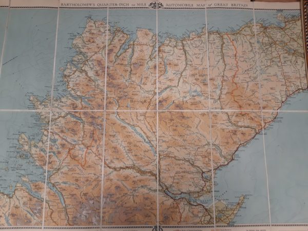 Vintage set opvouwbare Bartholomew's AA-wegenkaarten van Groot-Brittannië - Afbeelding 11