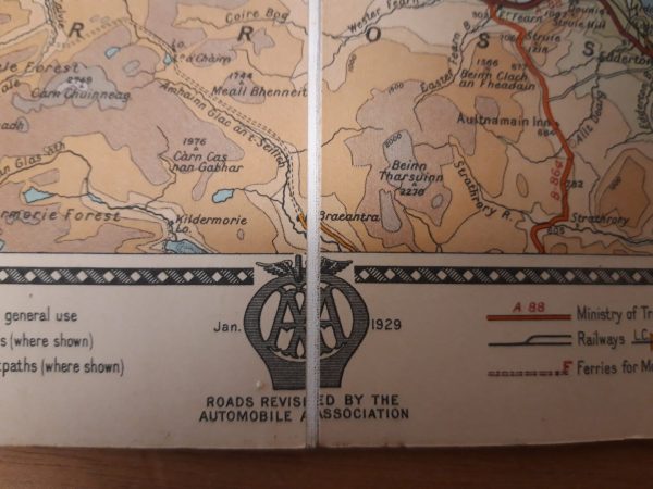 Vintage set opvouwbare Bartholomew's AA-wegenkaarten van Groot-Brittannië - Afbeelding 13