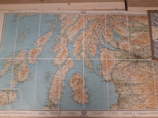 Vintage set opvouwbare Bartholomew's AA-wegenkaarten van Groot-Brittannië - Afbeelding 18