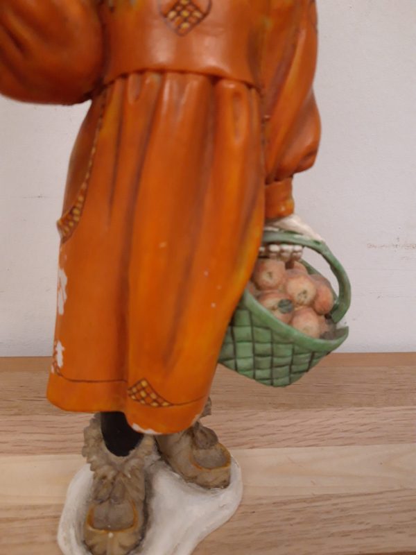 Kerstkinderen, naar Carl Larsson - 2 figuren / kandelaars - Afbeelding 3