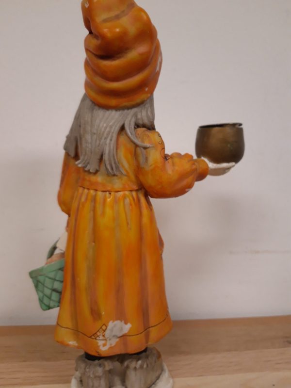 Kerstkinderen, naar Carl Larsson - 2 figuren / kandelaars - Afbeelding 5