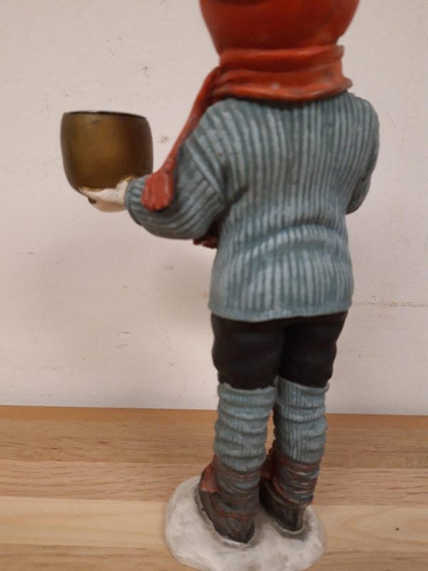 Kerstkinderen, naar Carl Larsson - 2 figuren / kandelaars - Afbeelding 15
