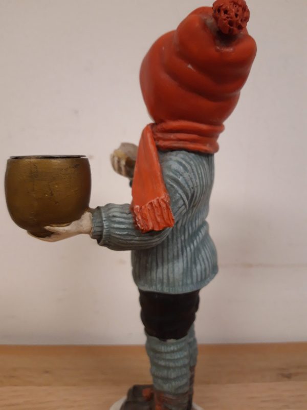 Kerstkinderen, naar Carl Larsson - 2 figuren / kandelaars - Afbeelding 16