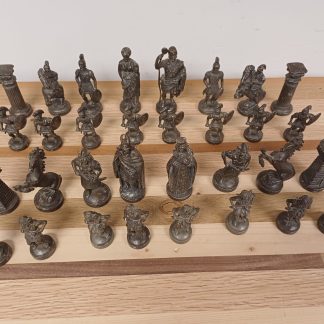 Tinnen schaakstukken - romeinen tegen vikingen