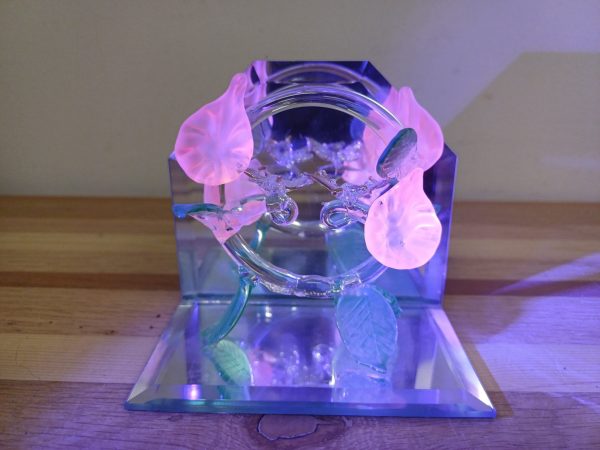 Vintage Uranium Design glazen miniaturen, bloemen en vlinders - Afbeelding 16