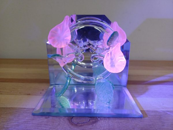 Vintage Uranium Design glazen miniaturen, bloemen en vlinders - Afbeelding 11
