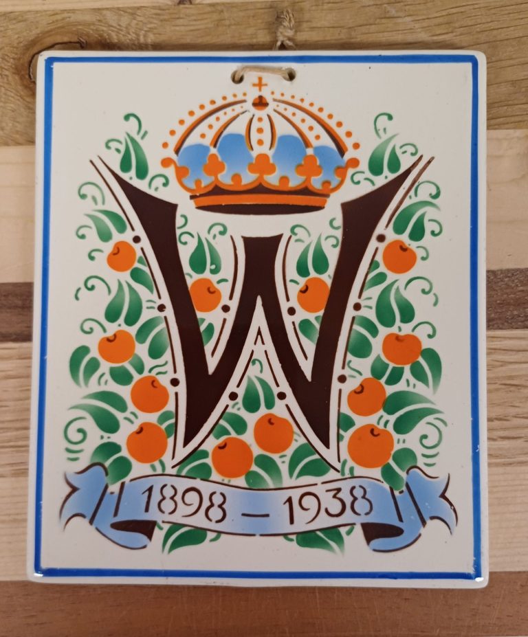 Tegel Koningin Wilhelmina (1898 -1938)