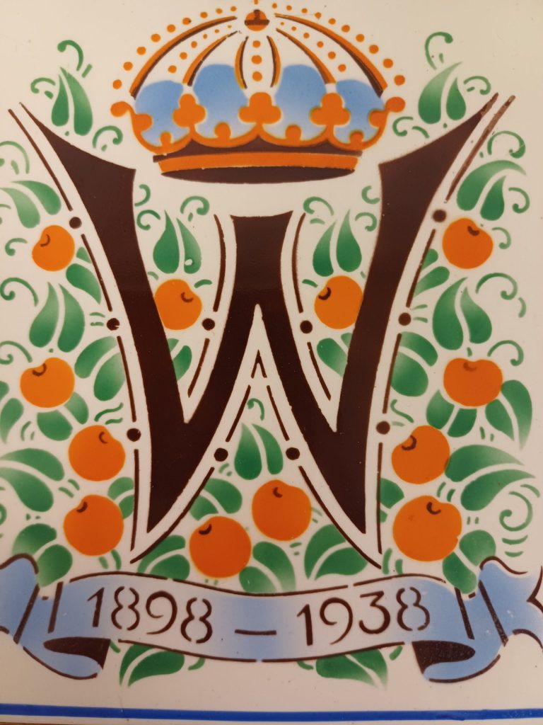 Tegel Koningin Wilhelmina (1898 -1938) - Afbeelding 2