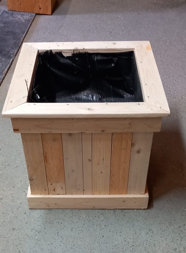 Plantenbak van pallethout - Afbeelding 2