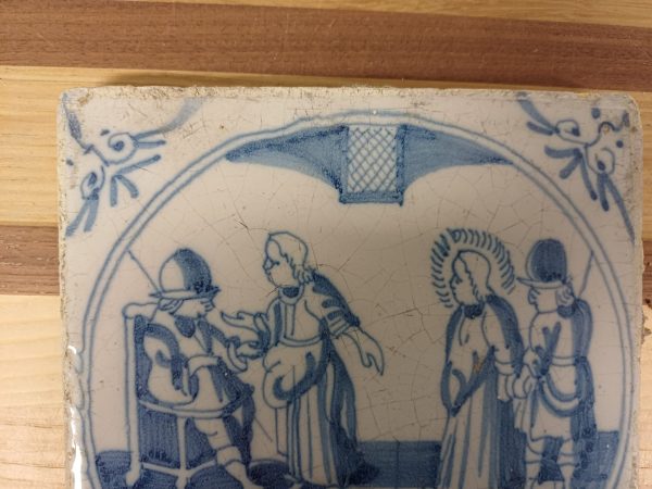 Wandtegel met Bijbels tafereel - Afbeelding 5