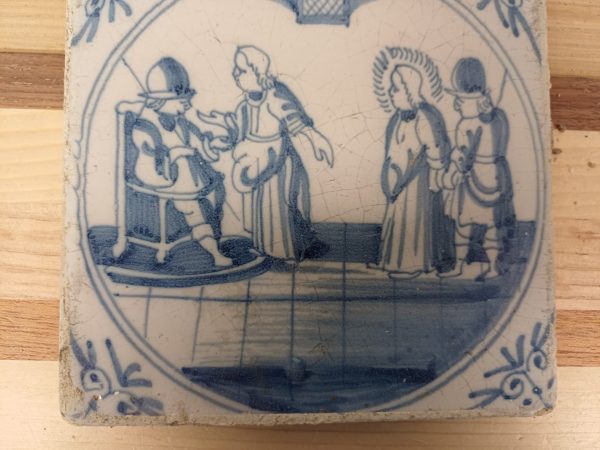 Wandtegel met Bijbels tafereel - Afbeelding 6