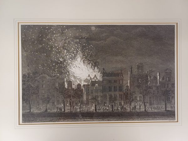 Print van Cornelis Bogerts - Brand Schouwburg Amsterdam - Afbeelding 2