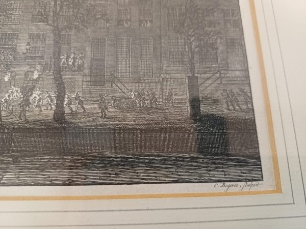 Print van Cornelis Bogerts - Brand Schouwburg Amsterdam - Afbeelding 4