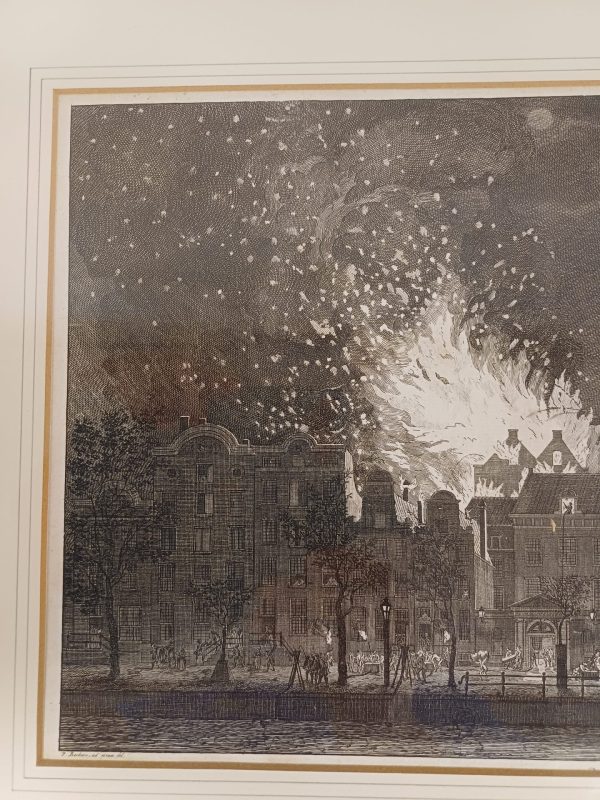 Print van Cornelis Bogerts - Brand Schouwburg Amsterdam - Afbeelding 9