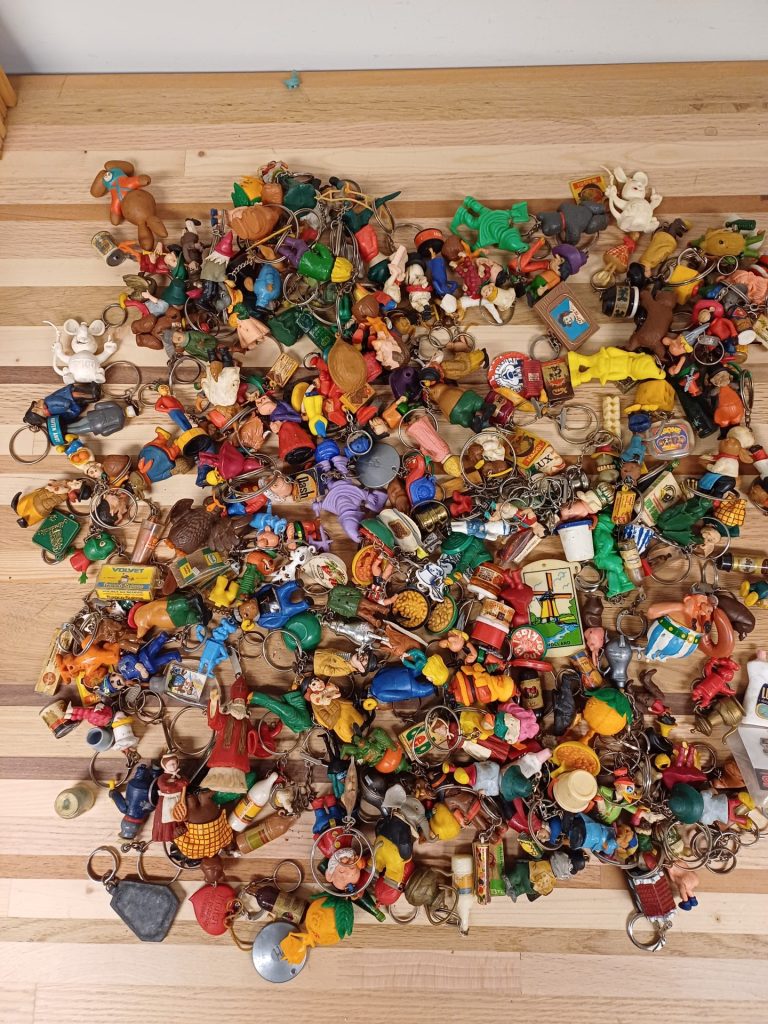Heel veel sleutelhangers