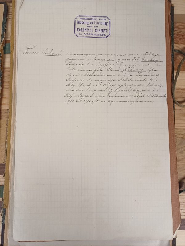 Benoeming der goederen 1920-1925 - Afbeelding 2