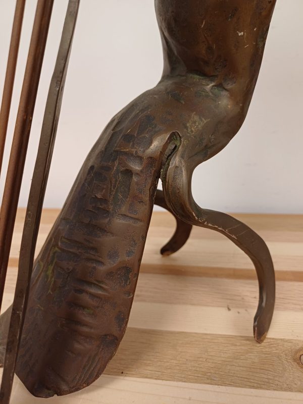 Bronzen beeld - vrouw met harp - Afbeelding 6