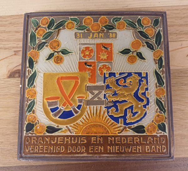 Westraven tegel - ORANJEHUIS EN NEDERLAND VEREENIGD DOOR EEN NIEUWEN BAND - Afbeelding 2