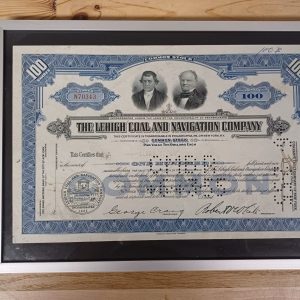 The Lehigh Coal and Navigation Company - N70343