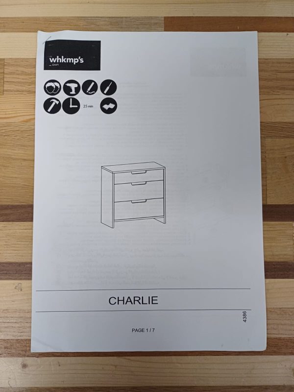 Whkmp's white ladekast Charlie