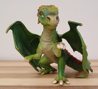 Schleich Kishay young - green dragon / draak