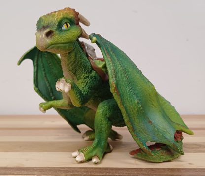 Schleich Kishay young - green dragon / draak - Afbeelding 3