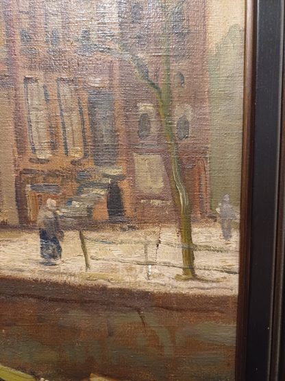 Schilderij van Jan van Lingen - Amsterdamse Gracht - Afbeelding 3