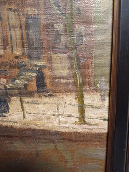 Schilderij van Jan van Lingen - Amsterdamse Gracht - Afbeelding 2