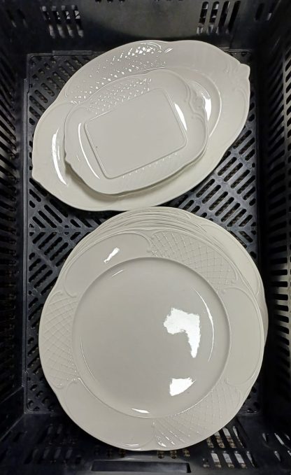 106 delig Villeroy & Boch Redoute Weiss servies - Afbeelding 6