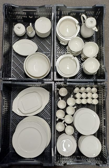 106 delig Villeroy & Boch Redoute Weiss servies