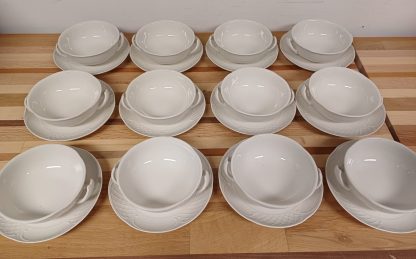 106 delig Villeroy & Boch Redoute Weiss servies - Afbeelding 11