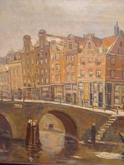 Schilderij van Jan van Lingen - Amsterdamse Gracht - Afbeelding 11