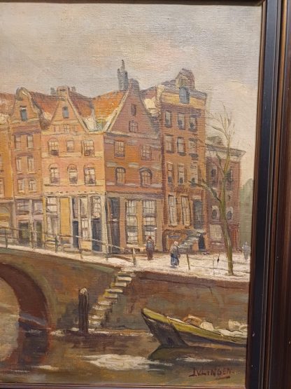 Schilderij van Jan van Lingen - Amsterdamse Gracht - Afbeelding 13